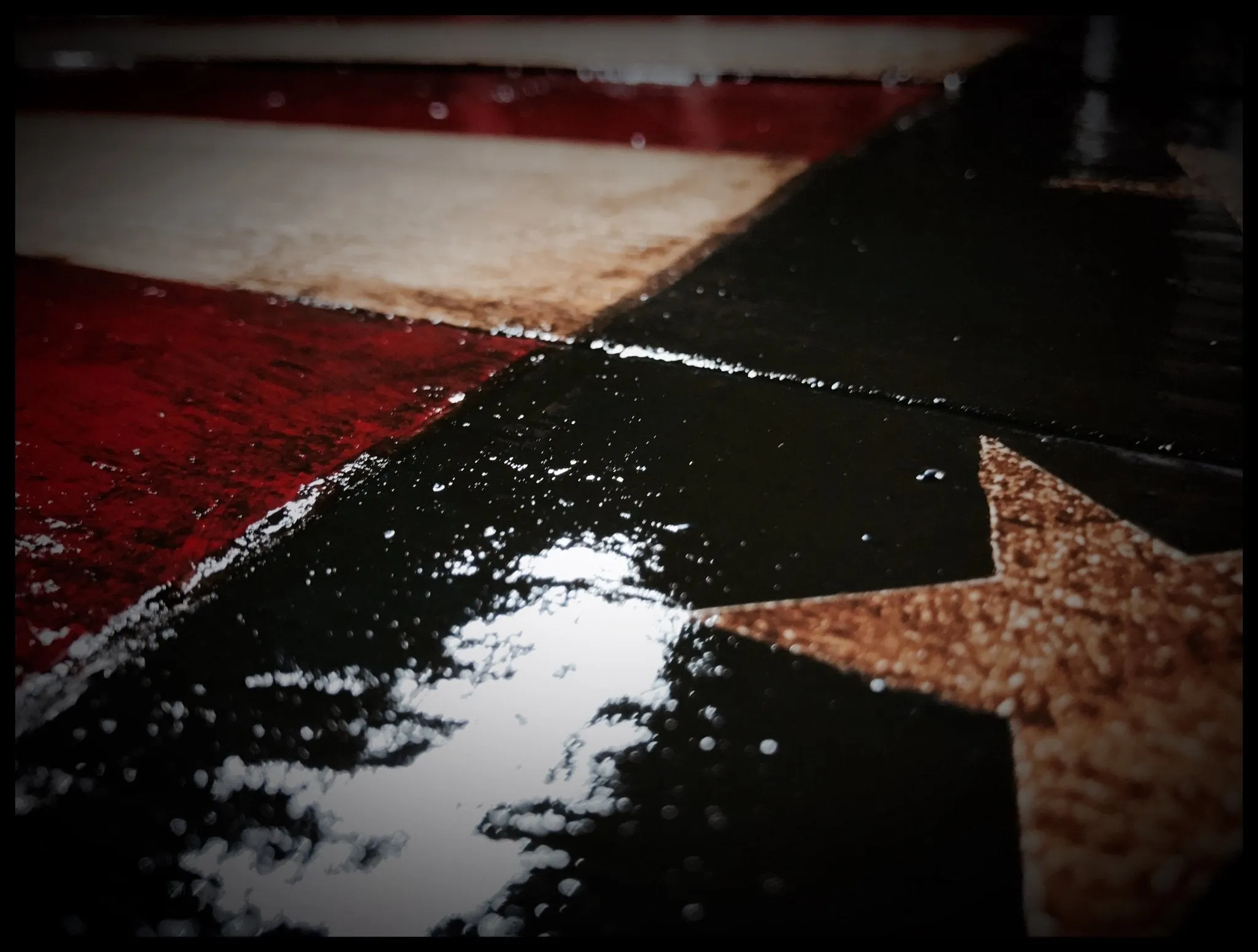 Oversized American Flag Sign