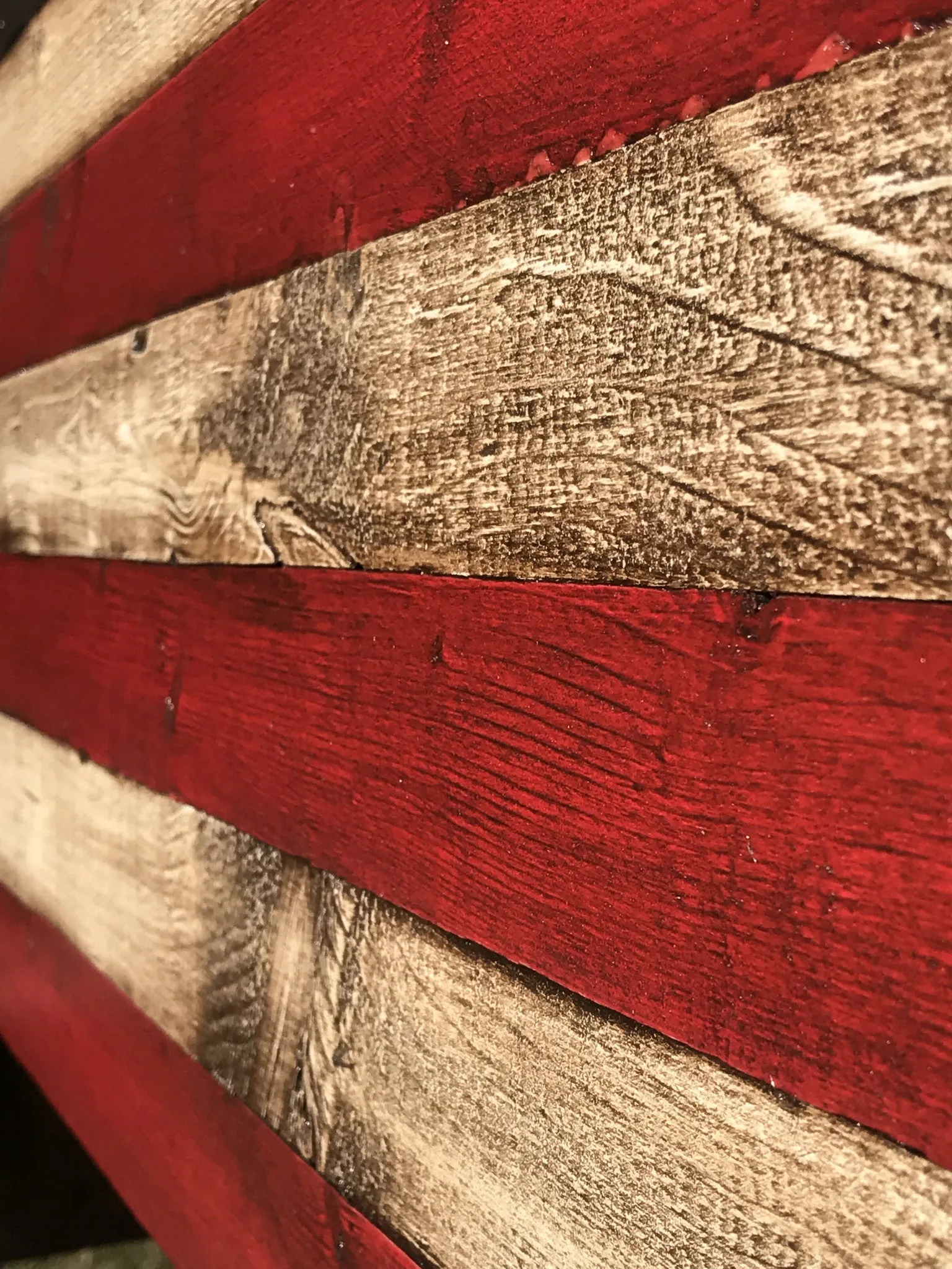 Oversized American Flag Sign