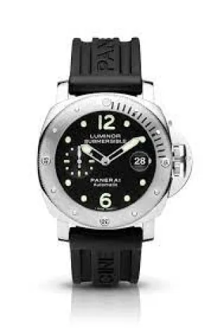 Panerai Men's Submersible 44mm Black Dot Dial Watch Reference# PAM0024
