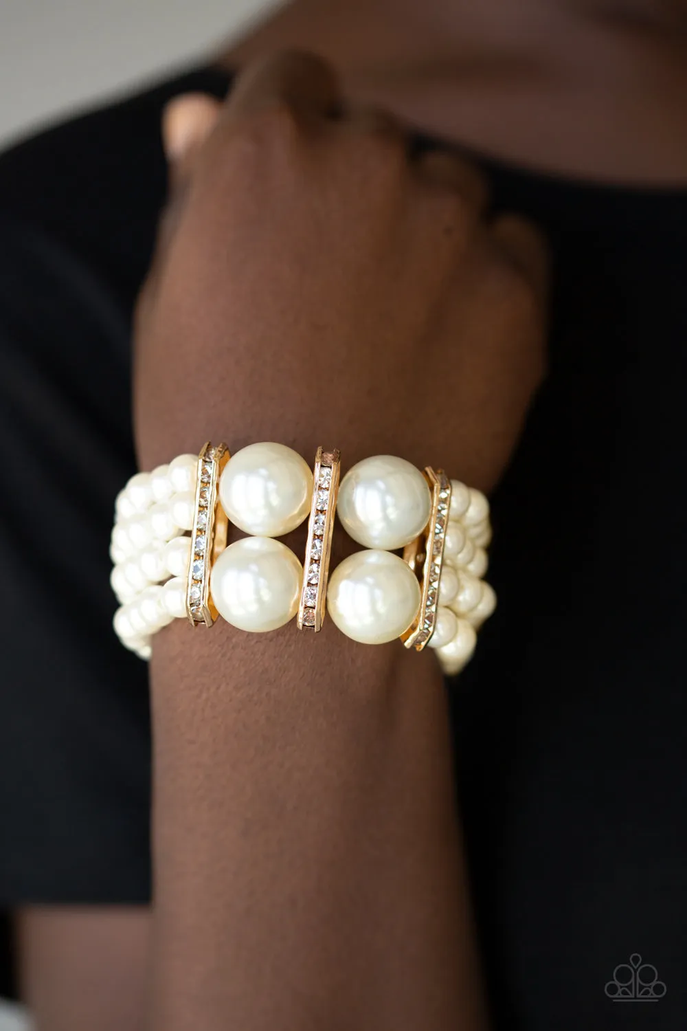 Paparazzi Romance Remix Bracelet Gold