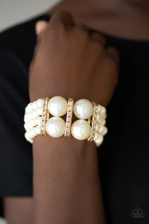 Paparazzi Romance Remix Bracelet Gold