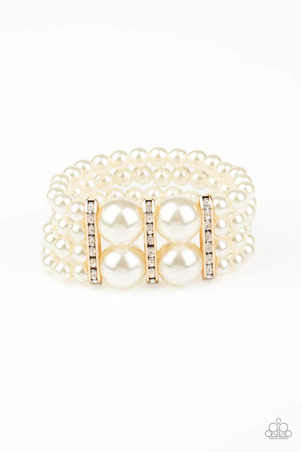 Paparazzi Romance Remix Bracelet Gold