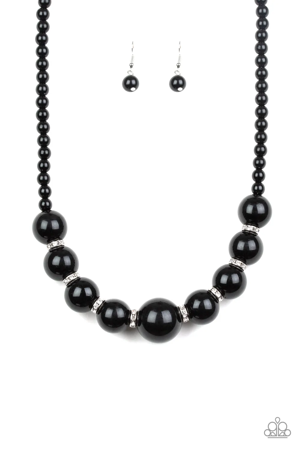 Paparazzi - SoHo Socialite - Black Necklace