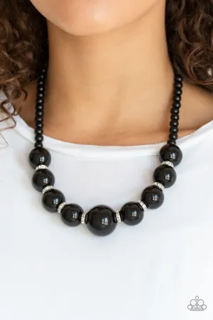 Paparazzi - SoHo Socialite - Black Necklace