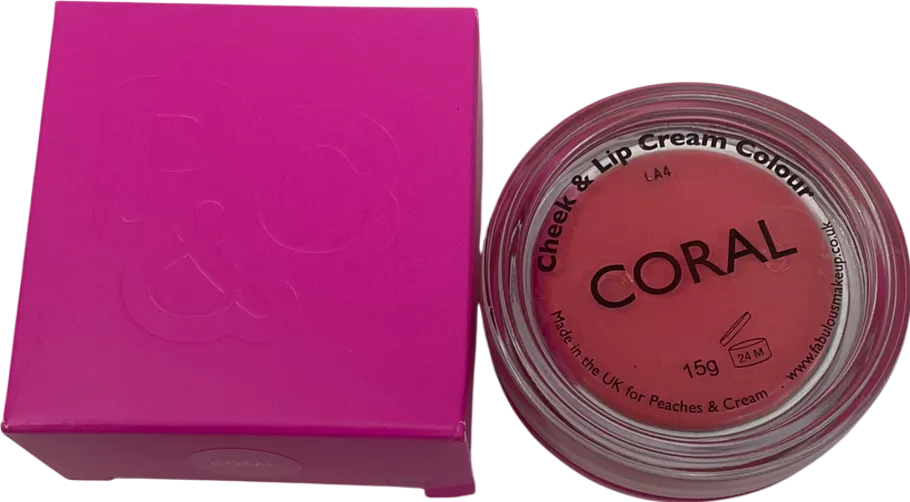 peaches and cream Cheek & Lip Cream Colour Coral 15g