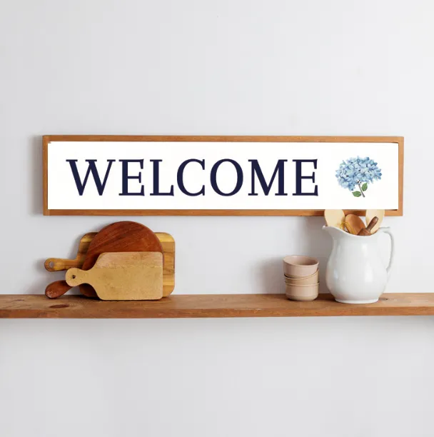Personalized Endless Summer Hydrangea Framed Barn Wood Sign