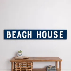Personalized Navy Barn Wood Sign