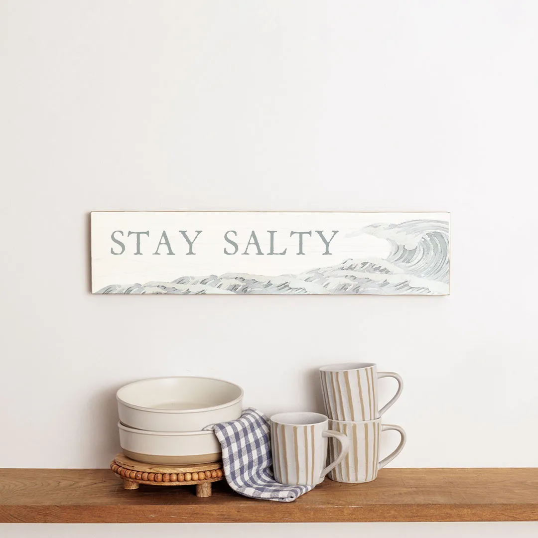 Personalized Wave Barn Wood Sign