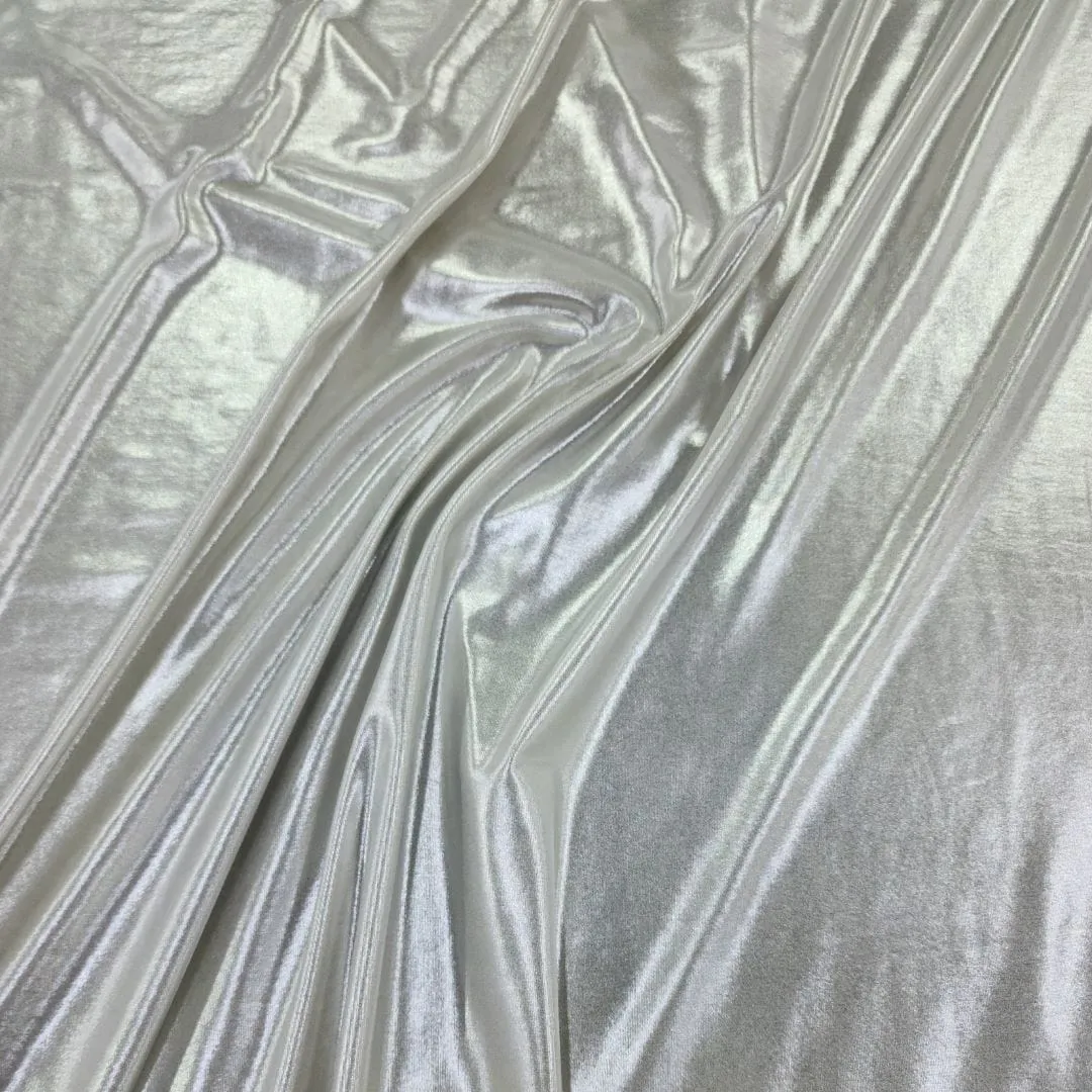 Poly Spandex Liquid Foil Fabric 145cm