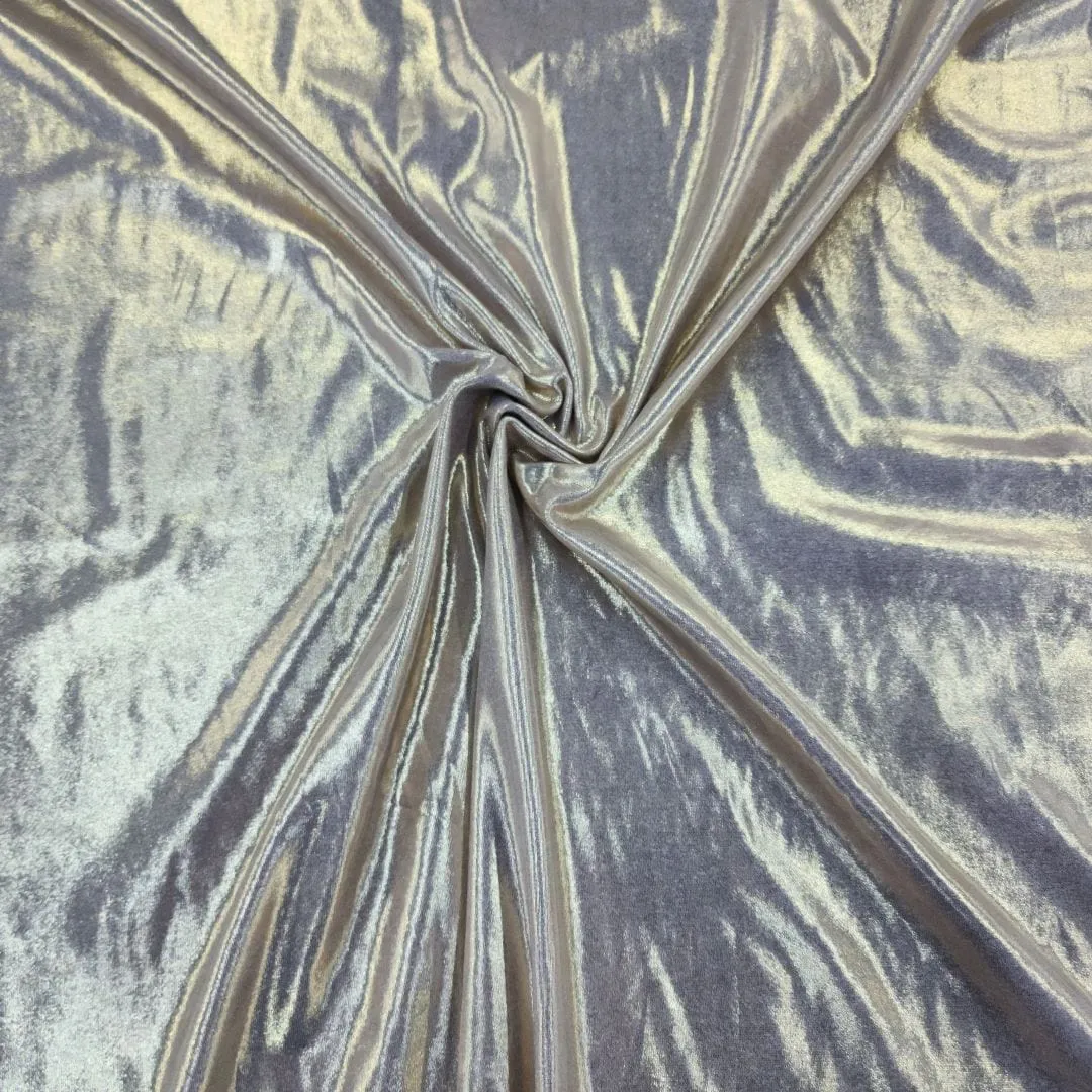 Poly Spandex Liquid Foil Fabric 145cm