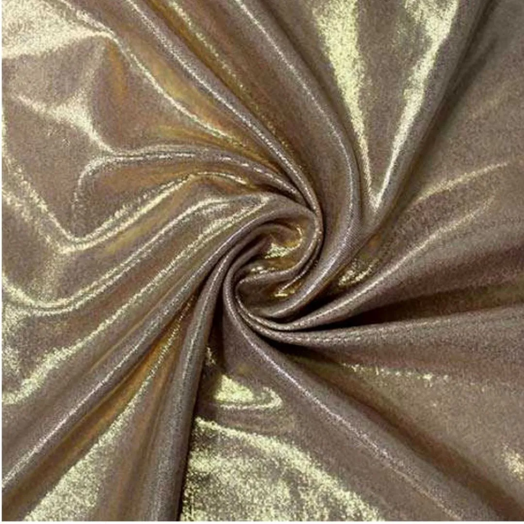 Poly Spandex Liquid Foil Fabric 145cm