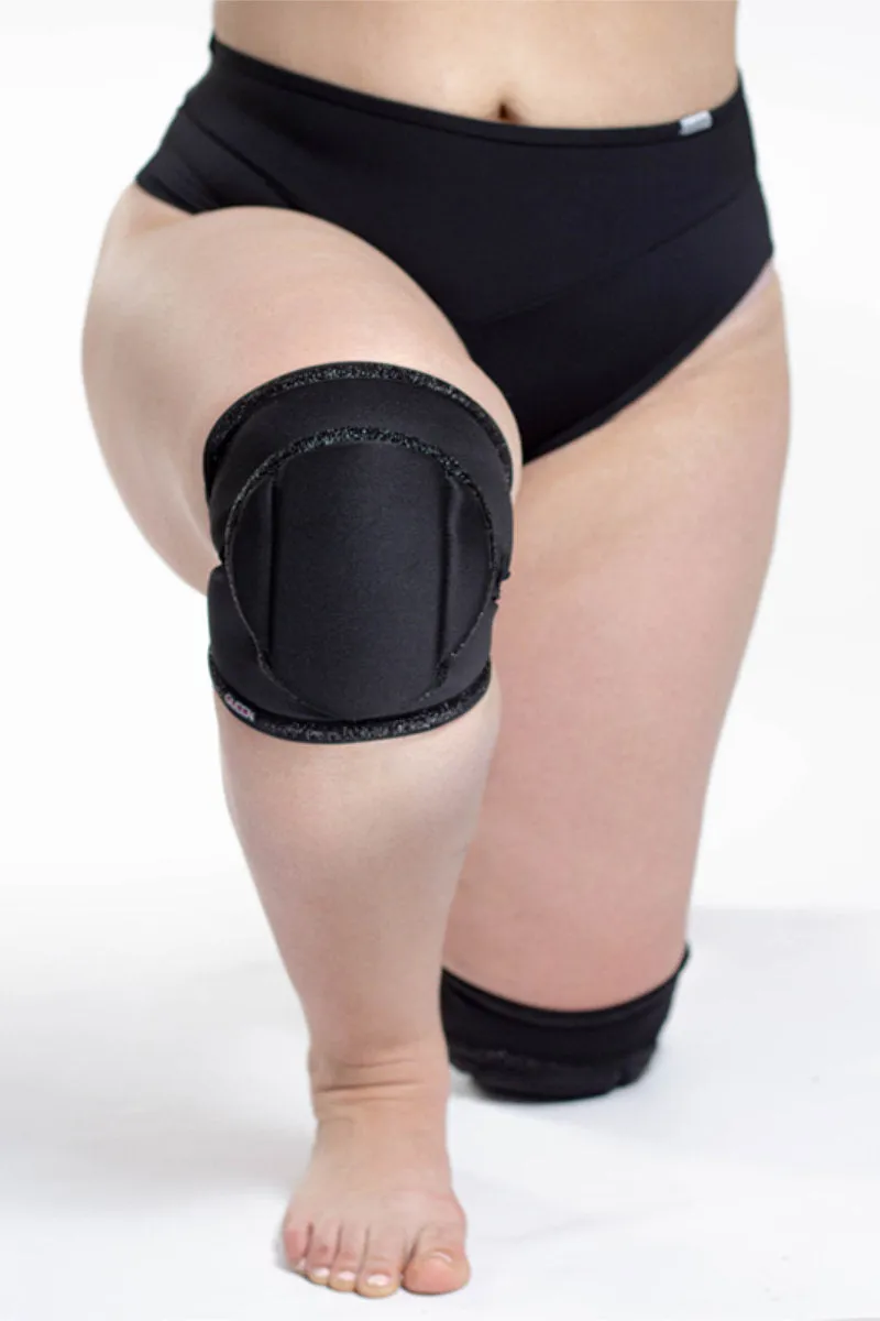 Queen Classic Kneepads - Black Sparkle