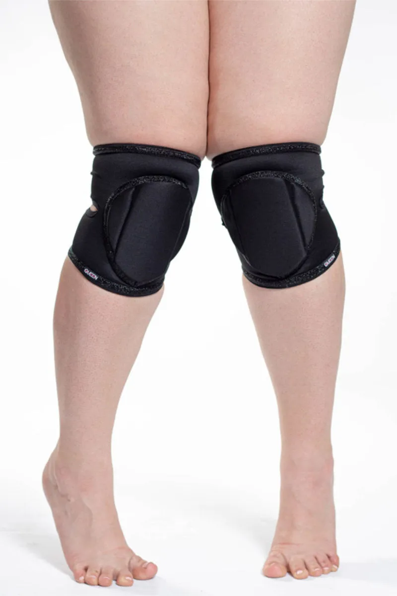 Queen Classic Kneepads - Black Sparkle