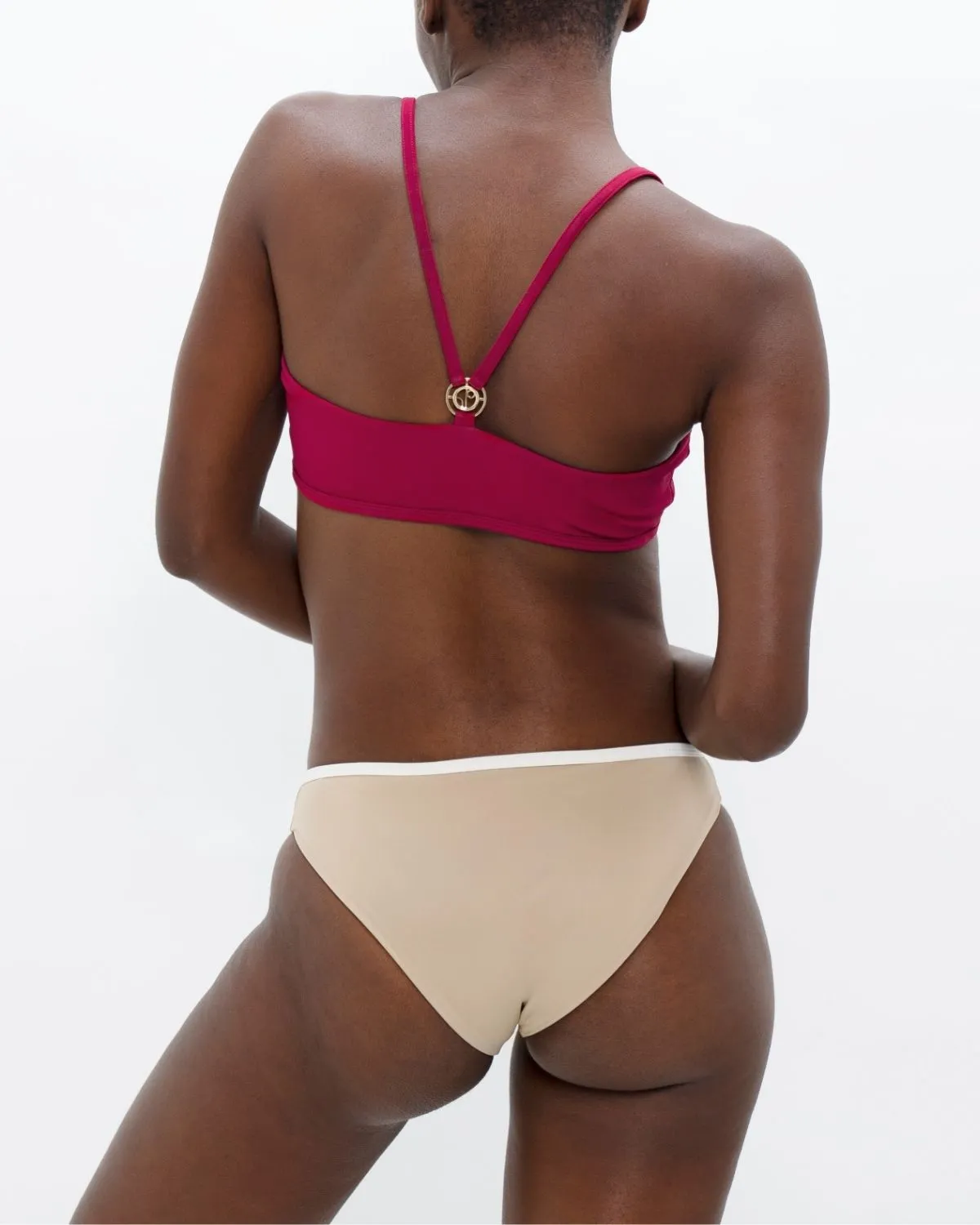 Red Coral Bikini Top