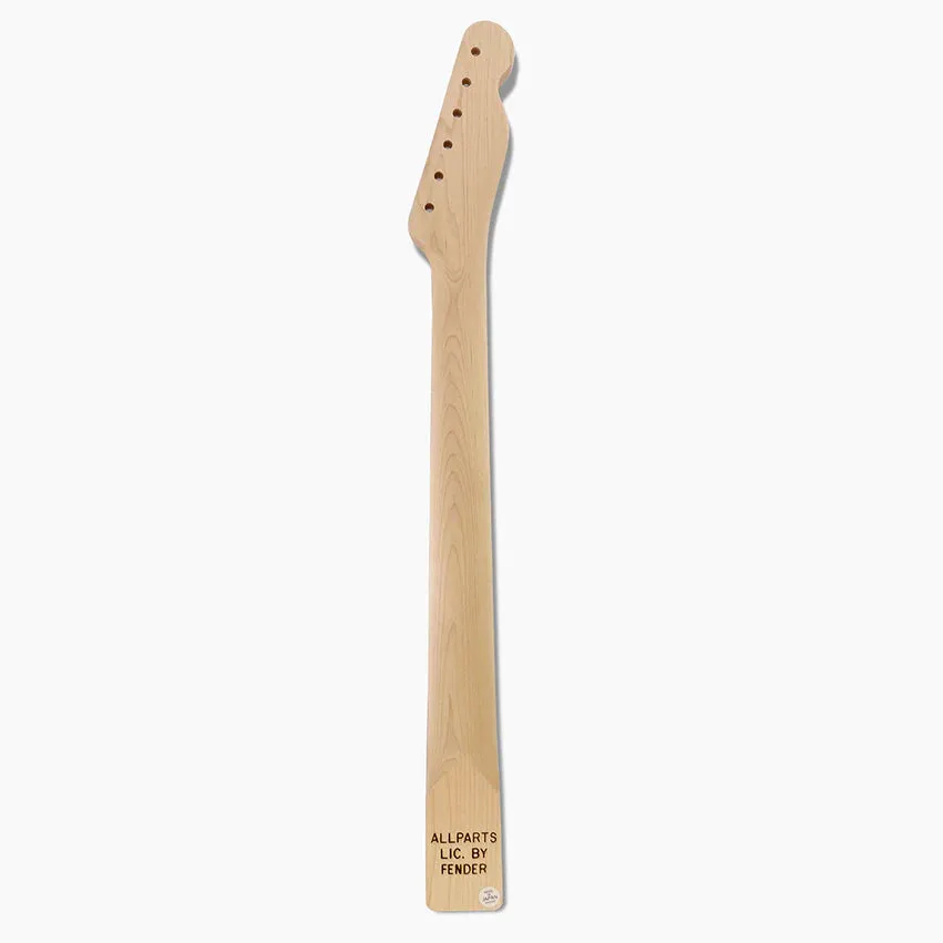 Replacement Left-Handed Rosewood Neck for Tele, No Finish, 21 Frets