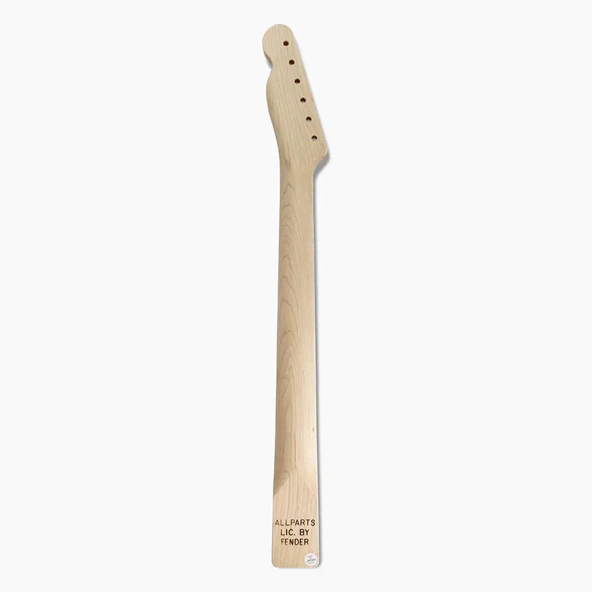 Replacement Rosewood Vee Profile Neck for Tele, No finish, 21 Frets