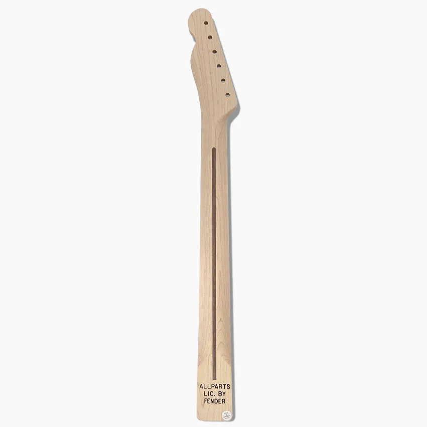 Replacement Vee Profile Neck for Tele, Solid Maple, No Finish