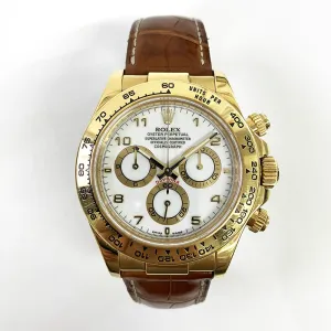 Rolex Cosmograph Daytona 116518 White Arabic Dial Mar 2008