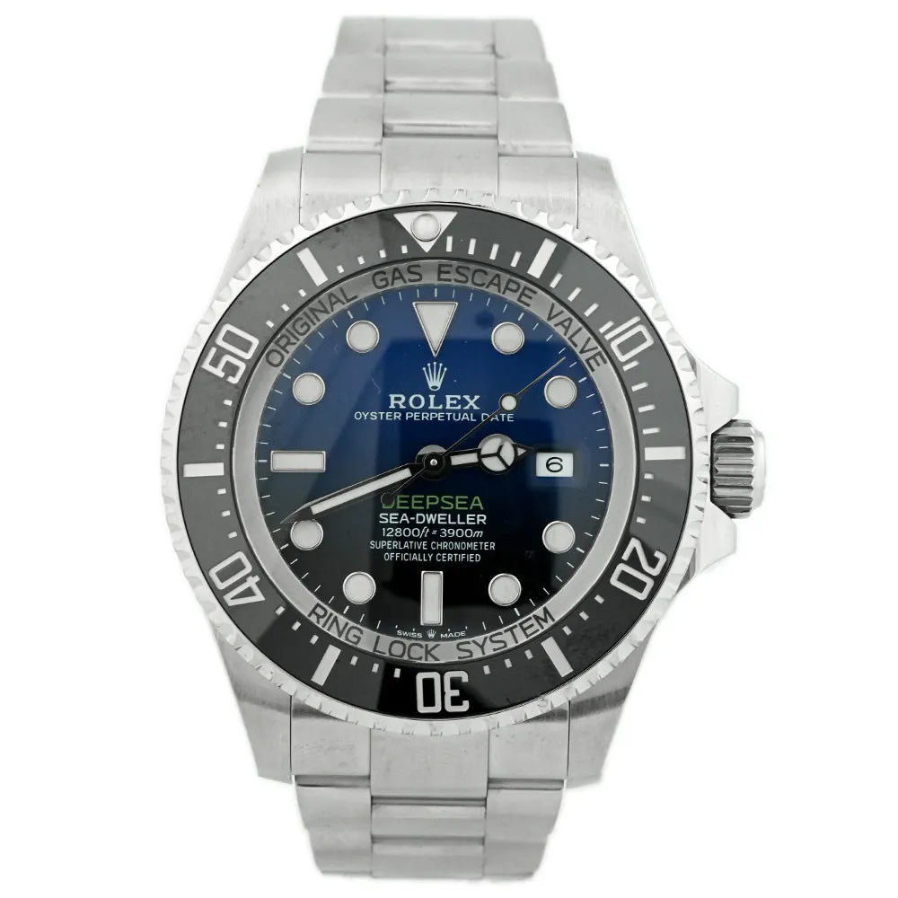 Rolex Men's Sea-Dweller DeepSea James Cameron Edition Stainless Steel 44mm Deep Blue Dot Dial Watch Reference #: 126660