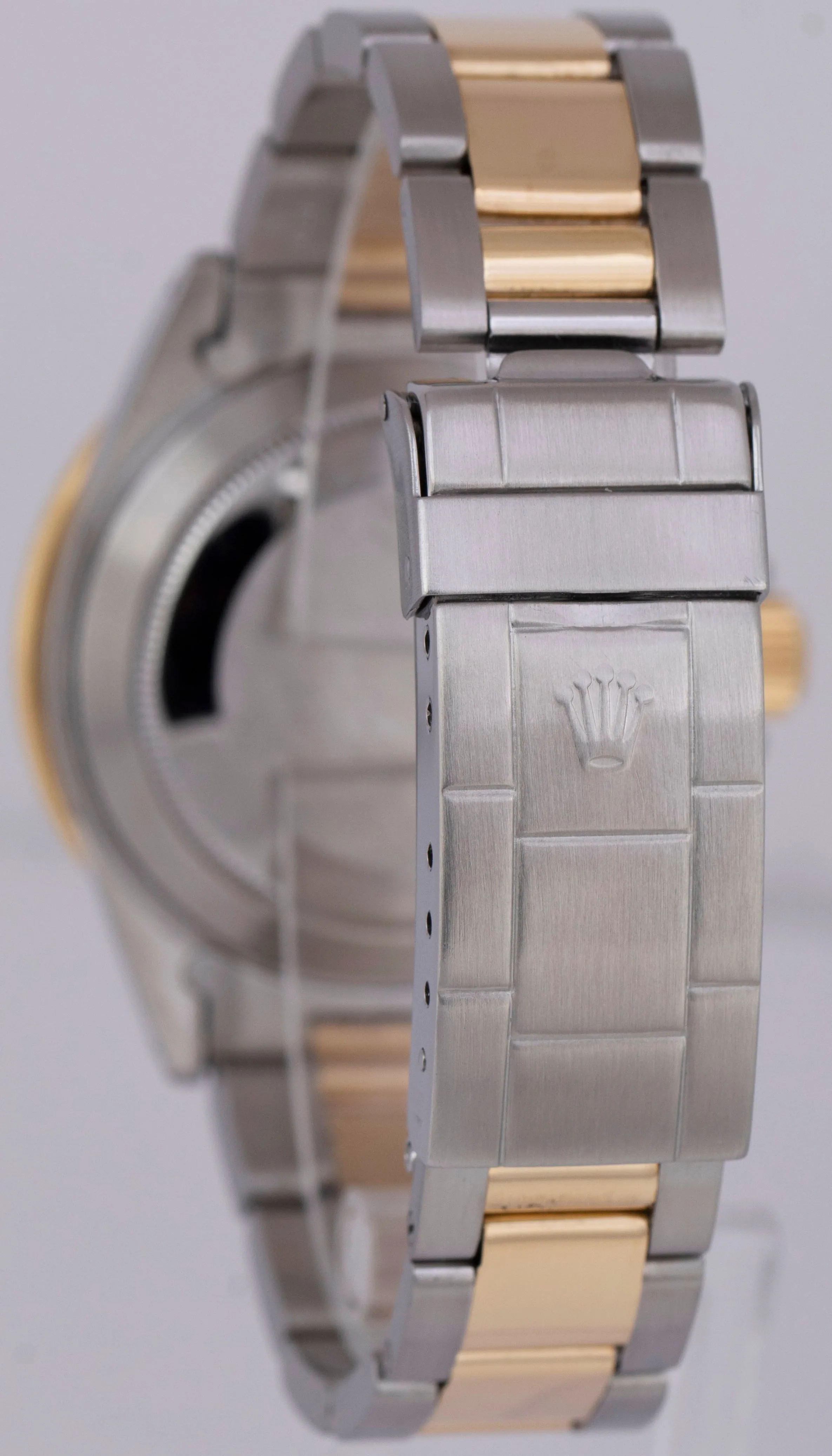 Rolex Submariner Date BLUE 18K Yellow Gold Stainless Steel 40mm 16803 Watch