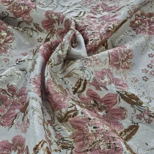 Rosa Brocade Fabric Dusty 150cm