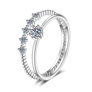 Round Cut Moissanite Diamond Bridal Ring