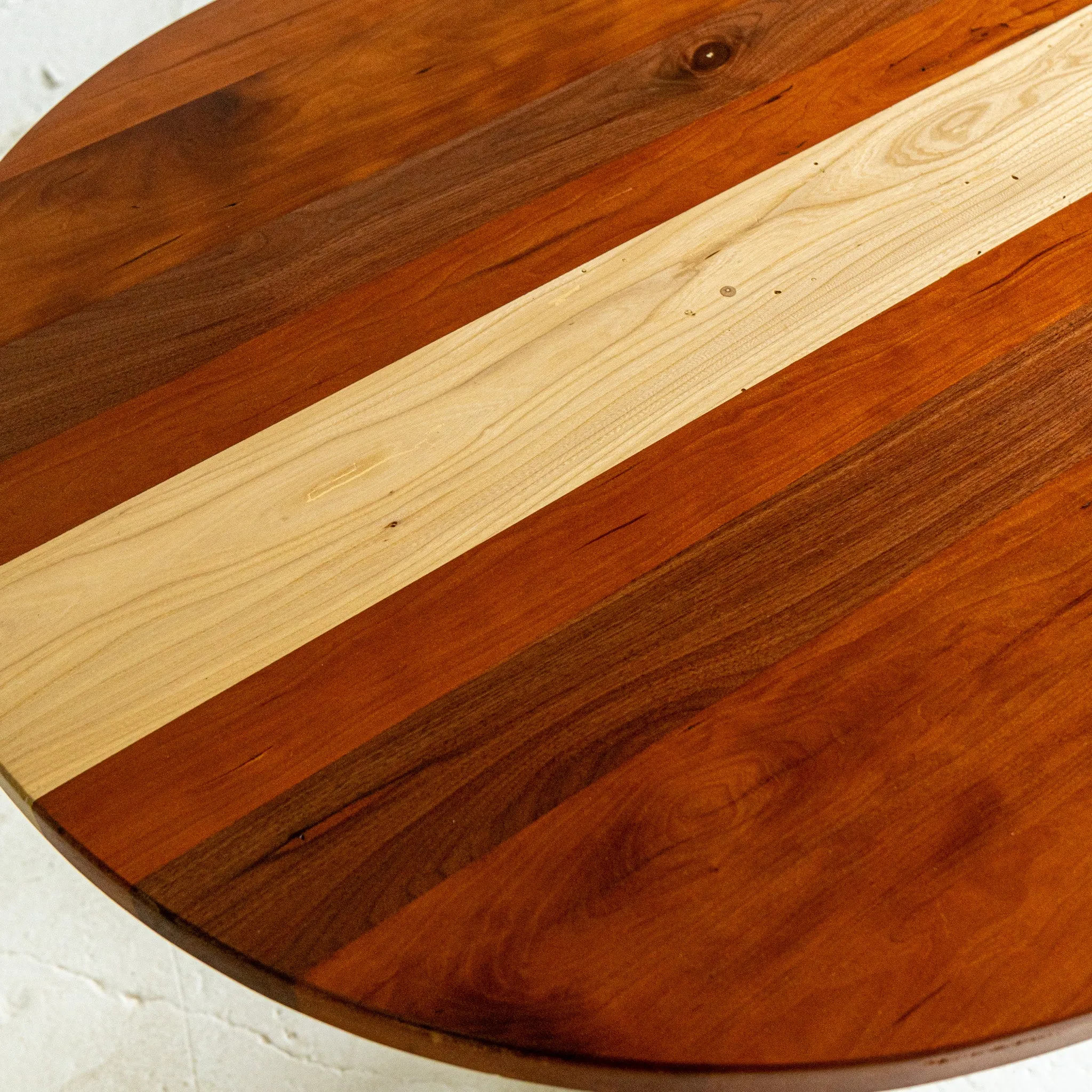 Round Hardwood Table