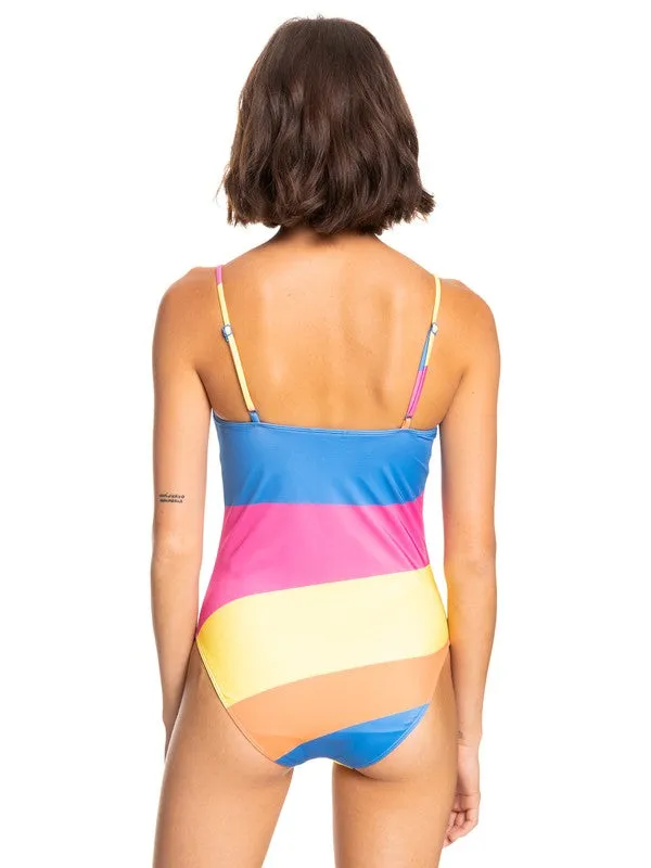 Roxy Womens Pop Surf One Piece Swimsuit