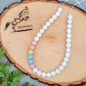 RTS | OOAK | Speckled Pastel Classic Necklace