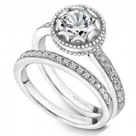 Shared Prong Engagement Ring R002-01WM