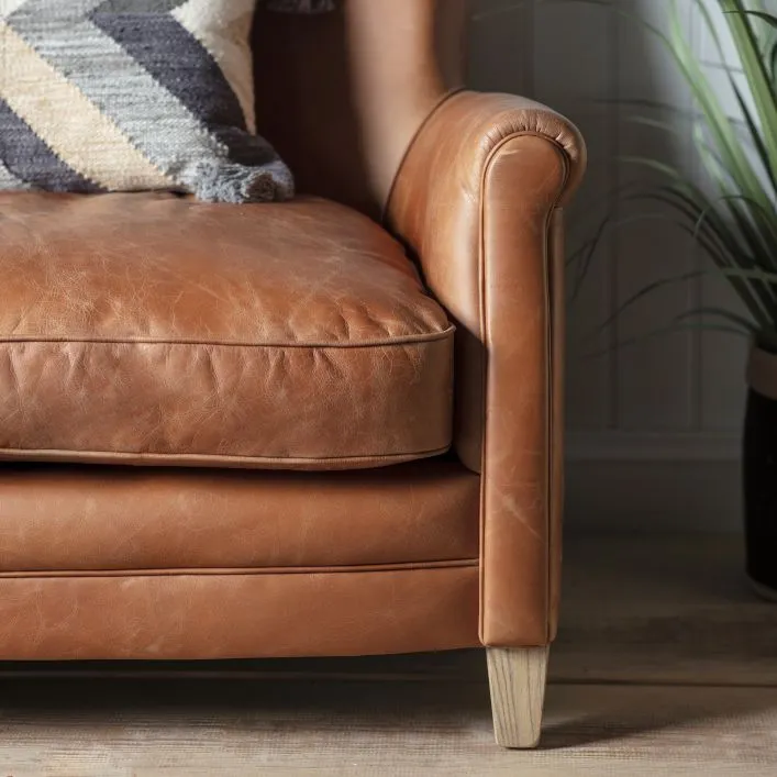 Sir Alfred Vintage Leather Sofa