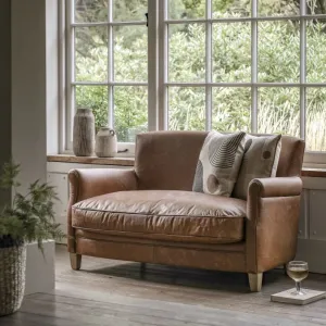 Sir Alfred Vintage Leather Sofa
