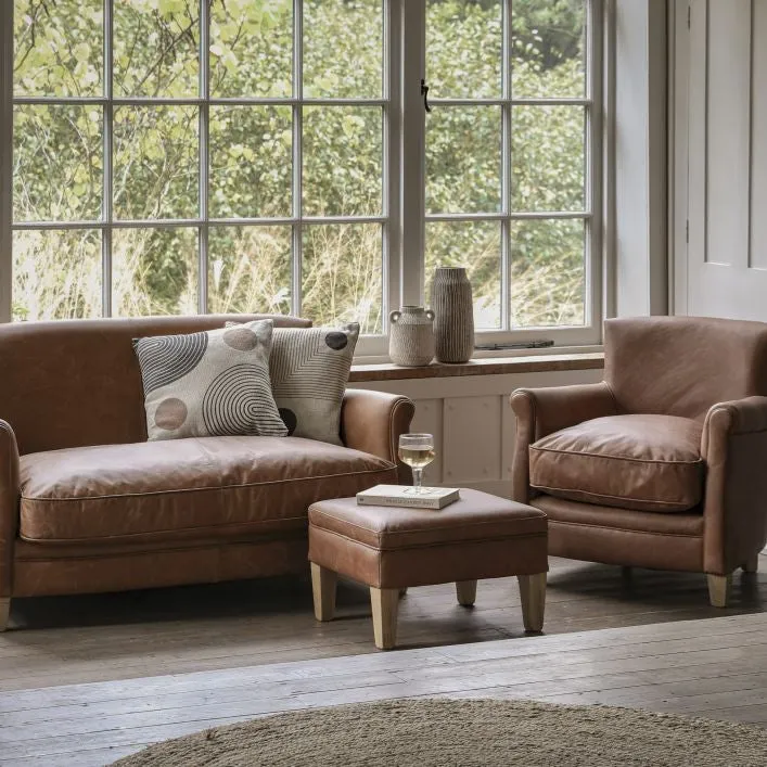 Sir Alfred Vintage Leather Sofa