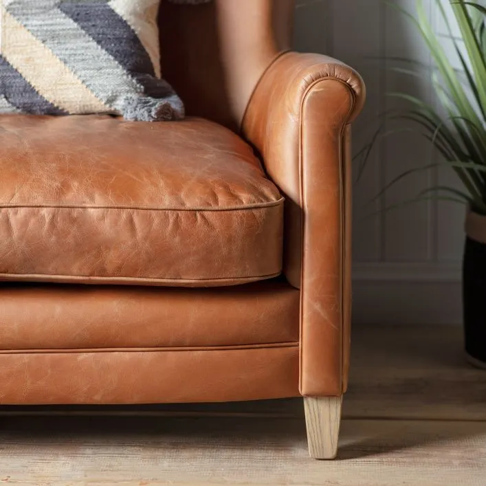 Sir Alfred Vintage Leather Sofa
