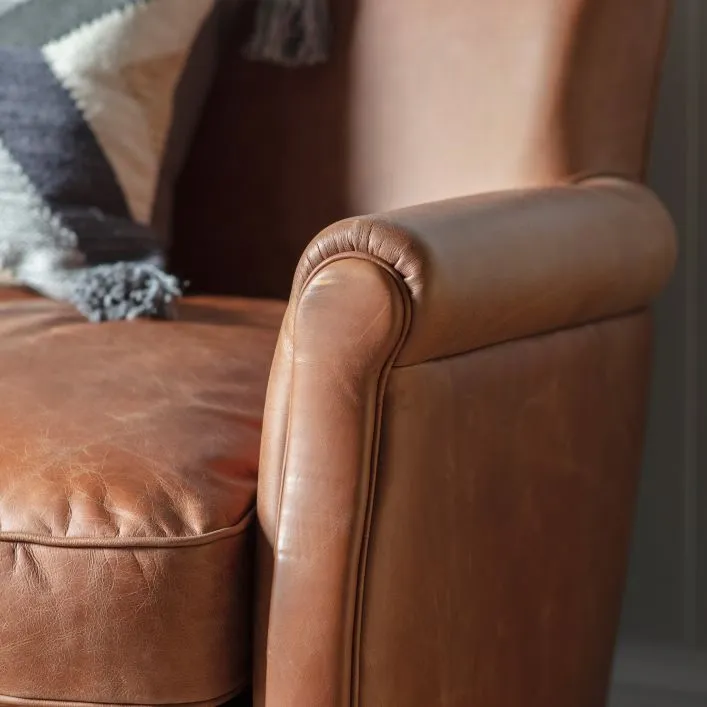 Sir Alfred Vintage Leather Sofa