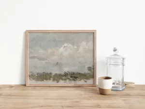Sky Vintage Art Print