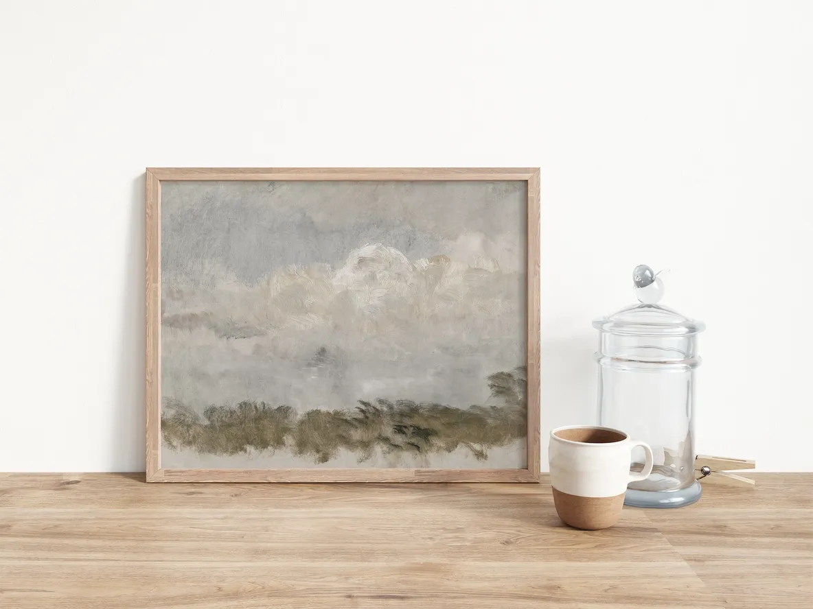 Sky Vintage Art Print