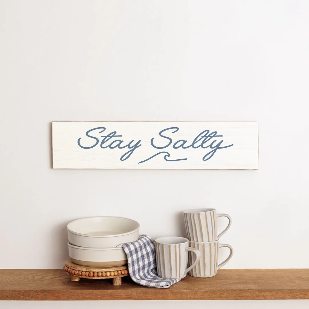 Stay Salty Barn Wood Sign