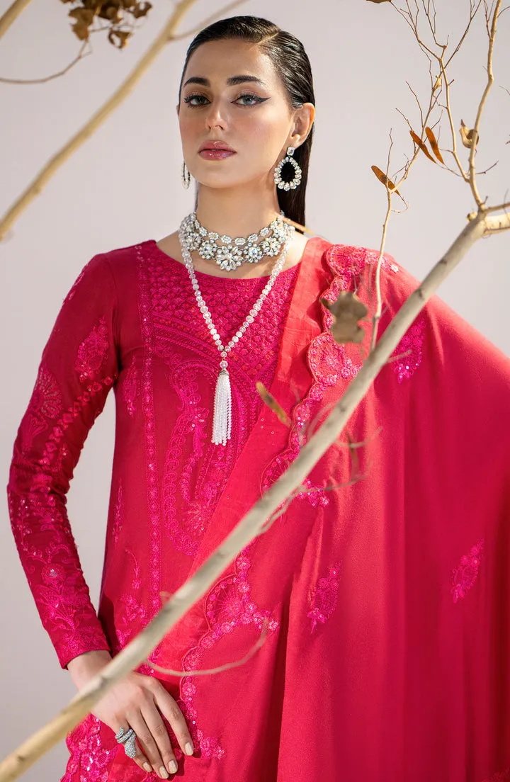Stunning Shocking Pink Embroidered Pakistani Salwar Kameez Suit