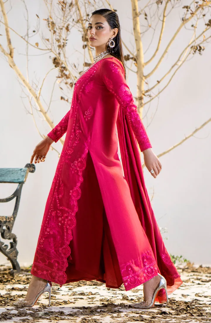 Stunning Shocking Pink Embroidered Pakistani Salwar Kameez Suit