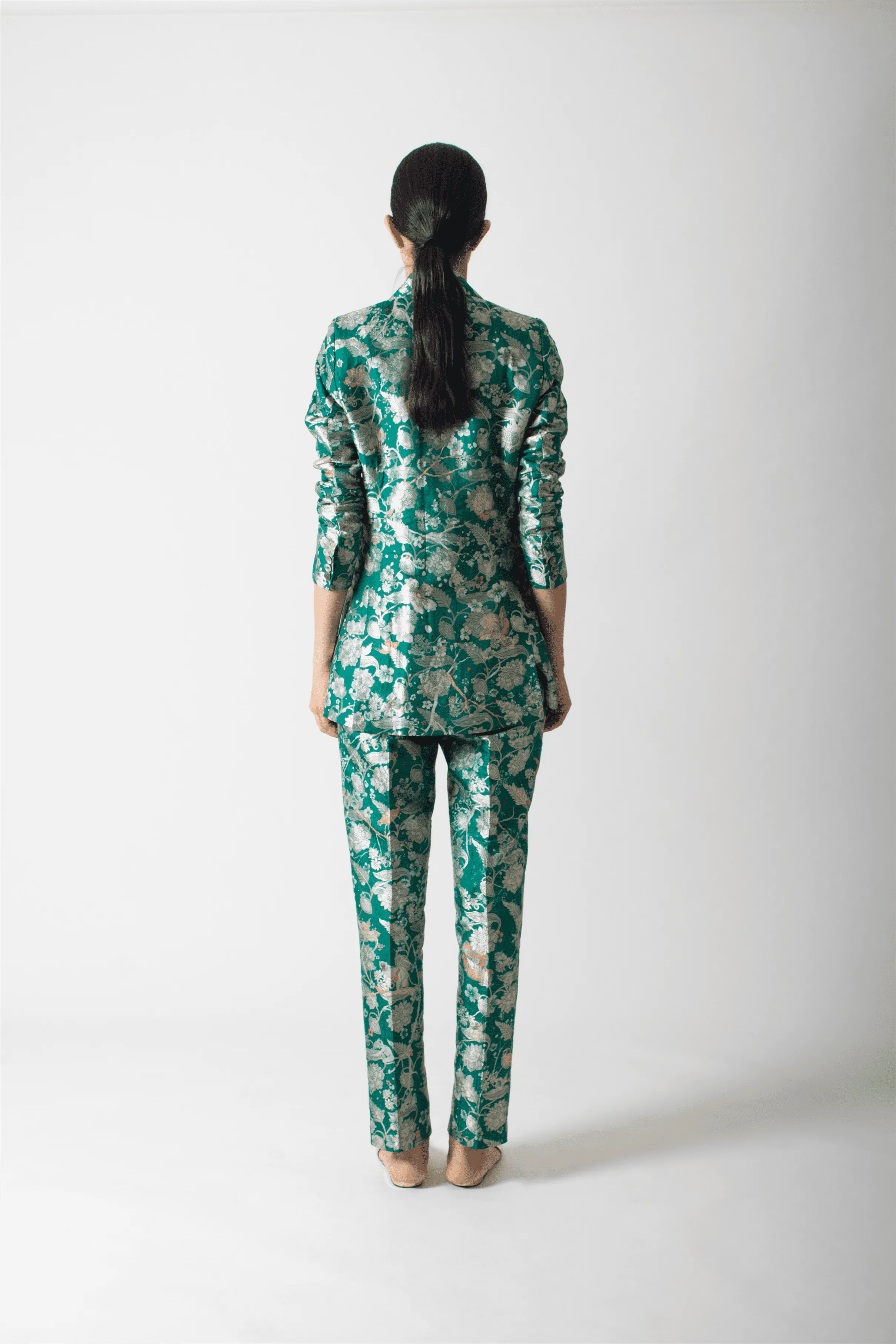 SUKETDHIR   I   Blazer   I   Forest Blossom Print    I   WOW306SB81