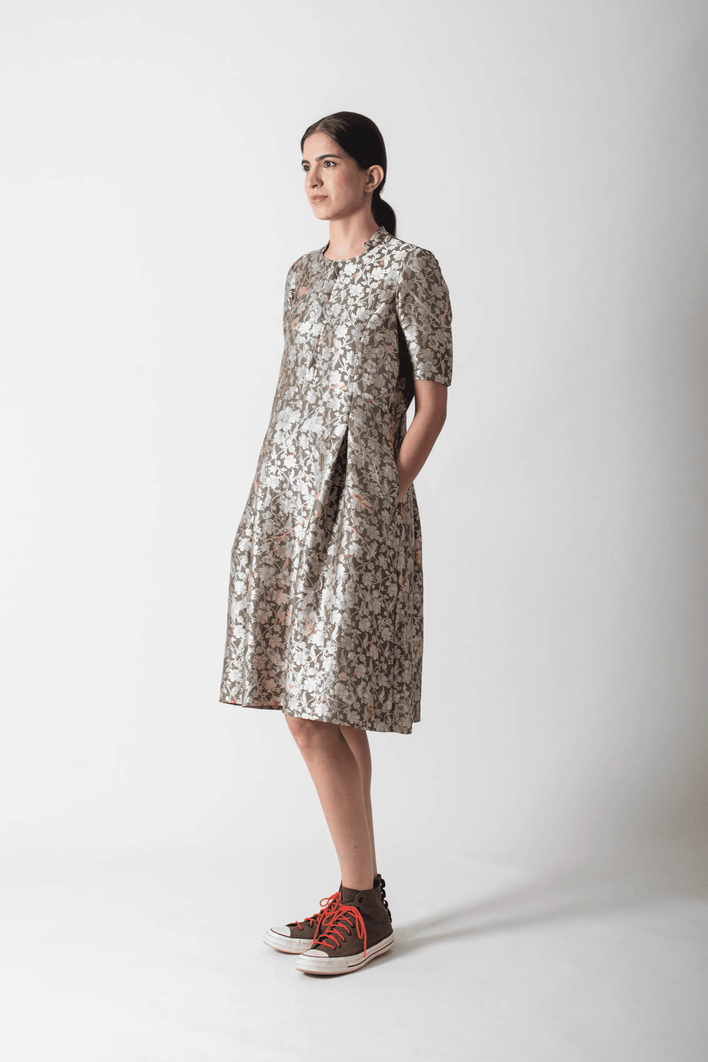 SUKETDHIR   I   Dress   I   Forest Blossom Print    I   WK507SB39