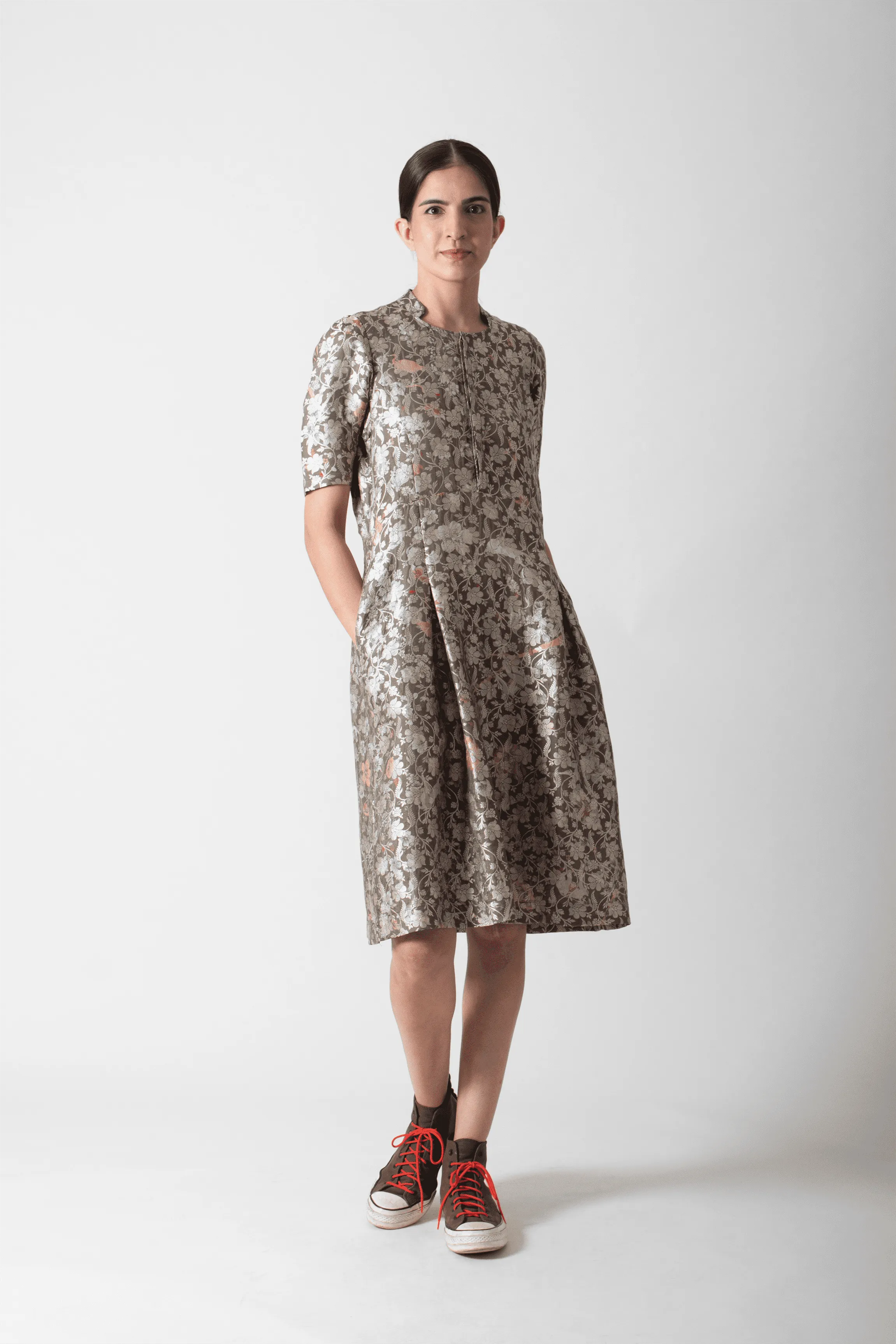 SUKETDHIR   I   Dress   I   Forest Blossom Print    I   WK507SB39