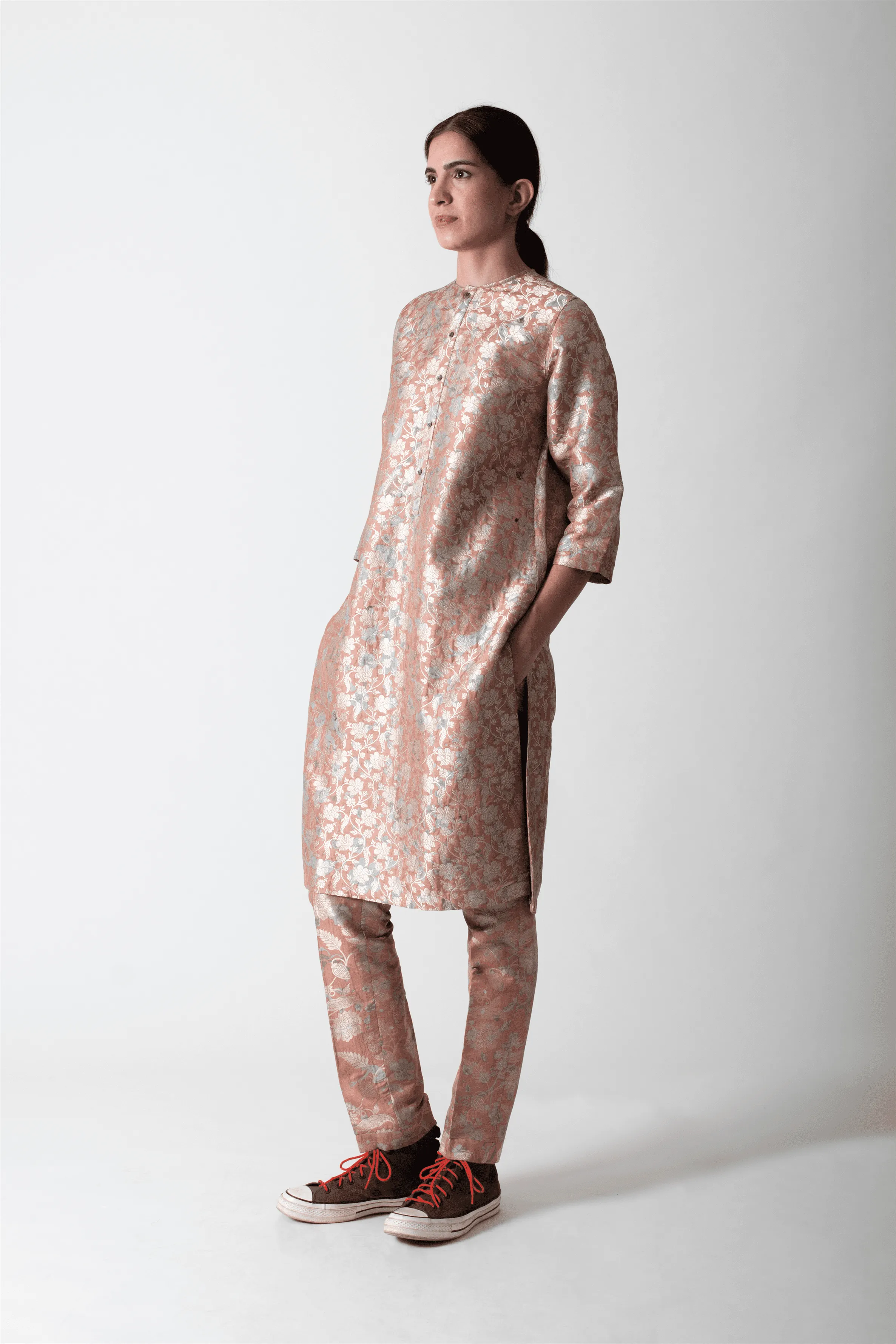 SUKETDHIR   I   Kurta   I   Forest Blossom Print    I   WK201SB33