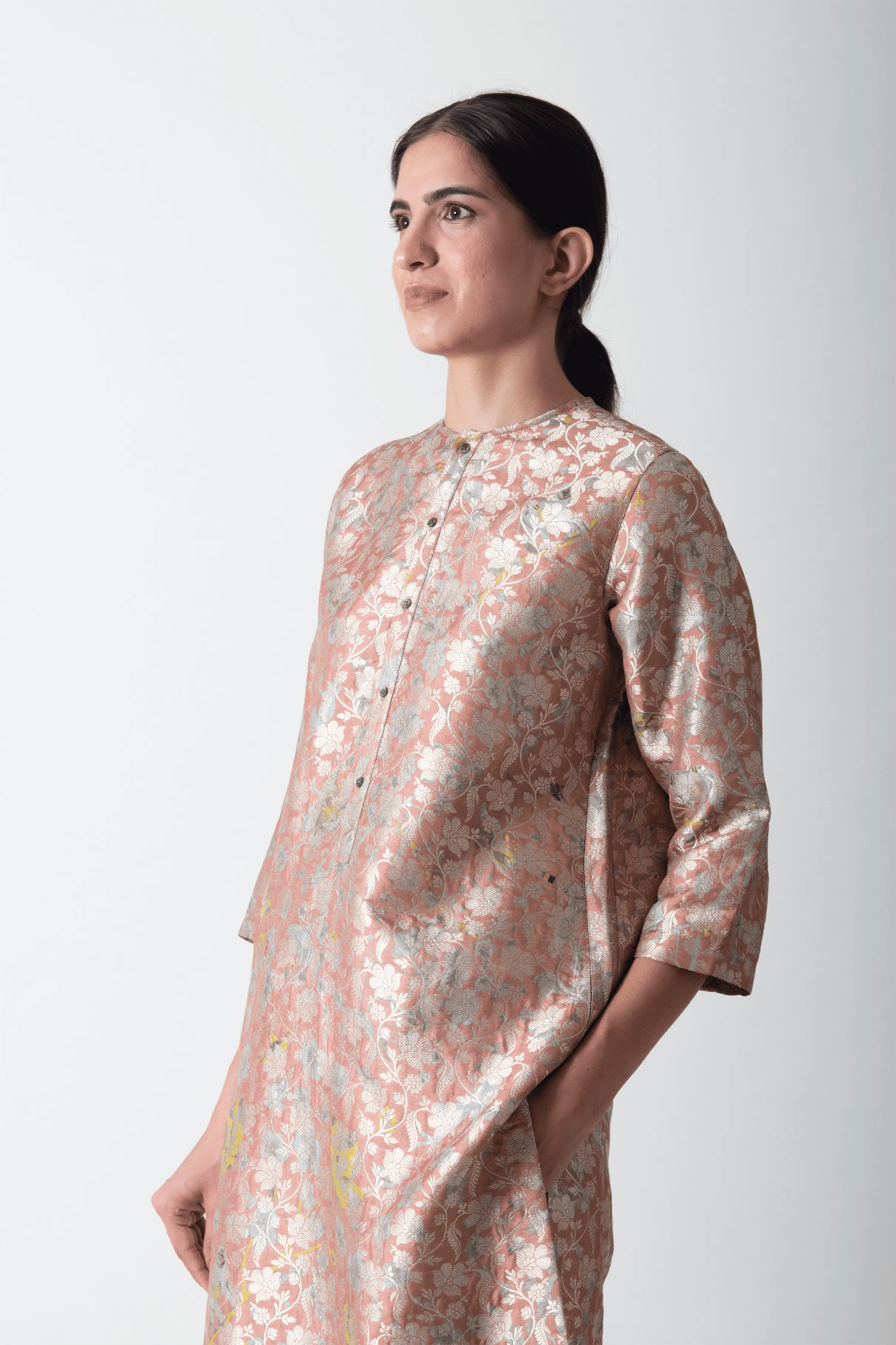 SUKETDHIR   I   Kurta   I   Forest Blossom Print    I   WK201SB33