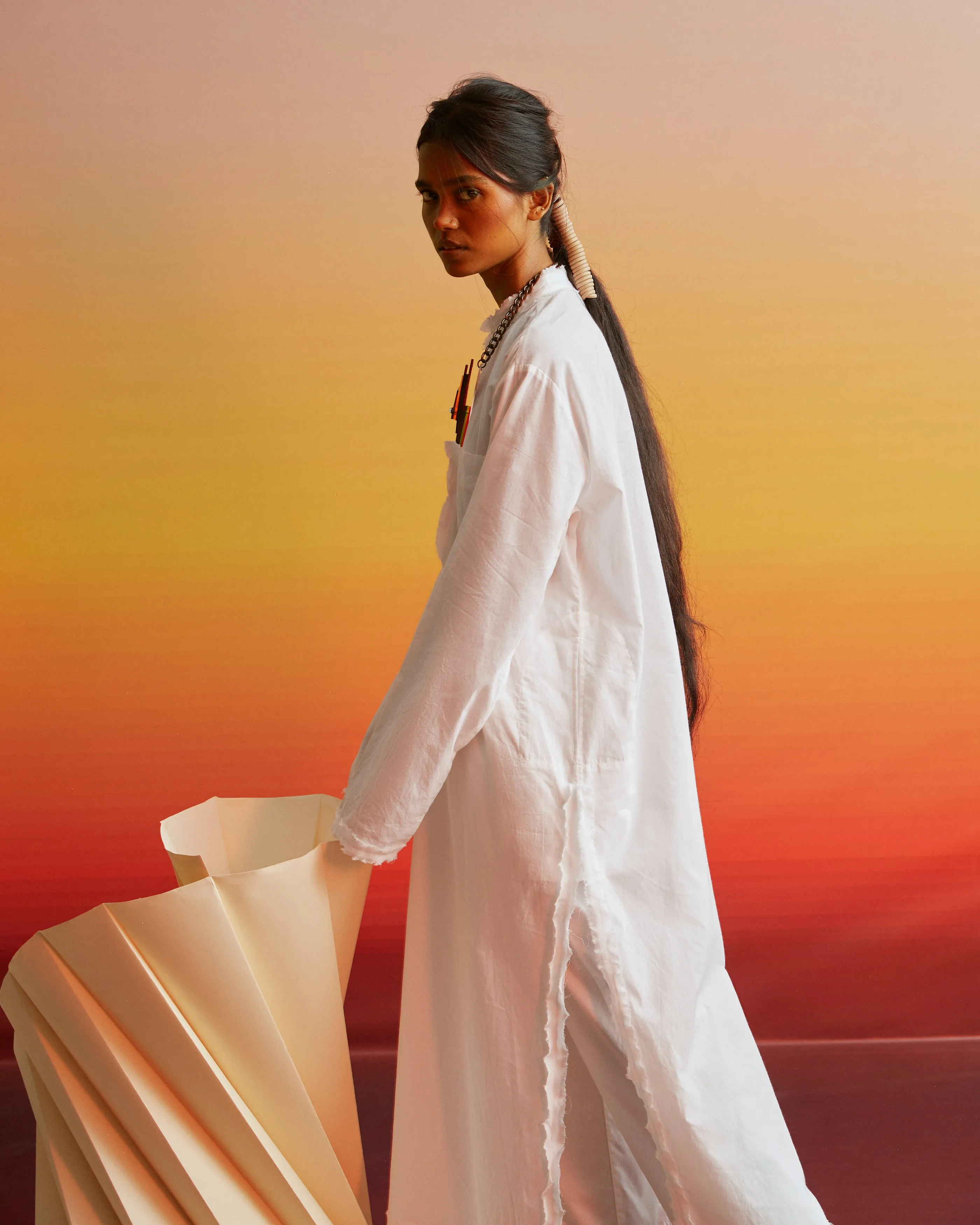 Summer Co-Ord Kurta Set-Cotton-Jan Unisex-49-White-Grey-Black-Skyblue-Fashion Edit Ajna Vana-Ituvana