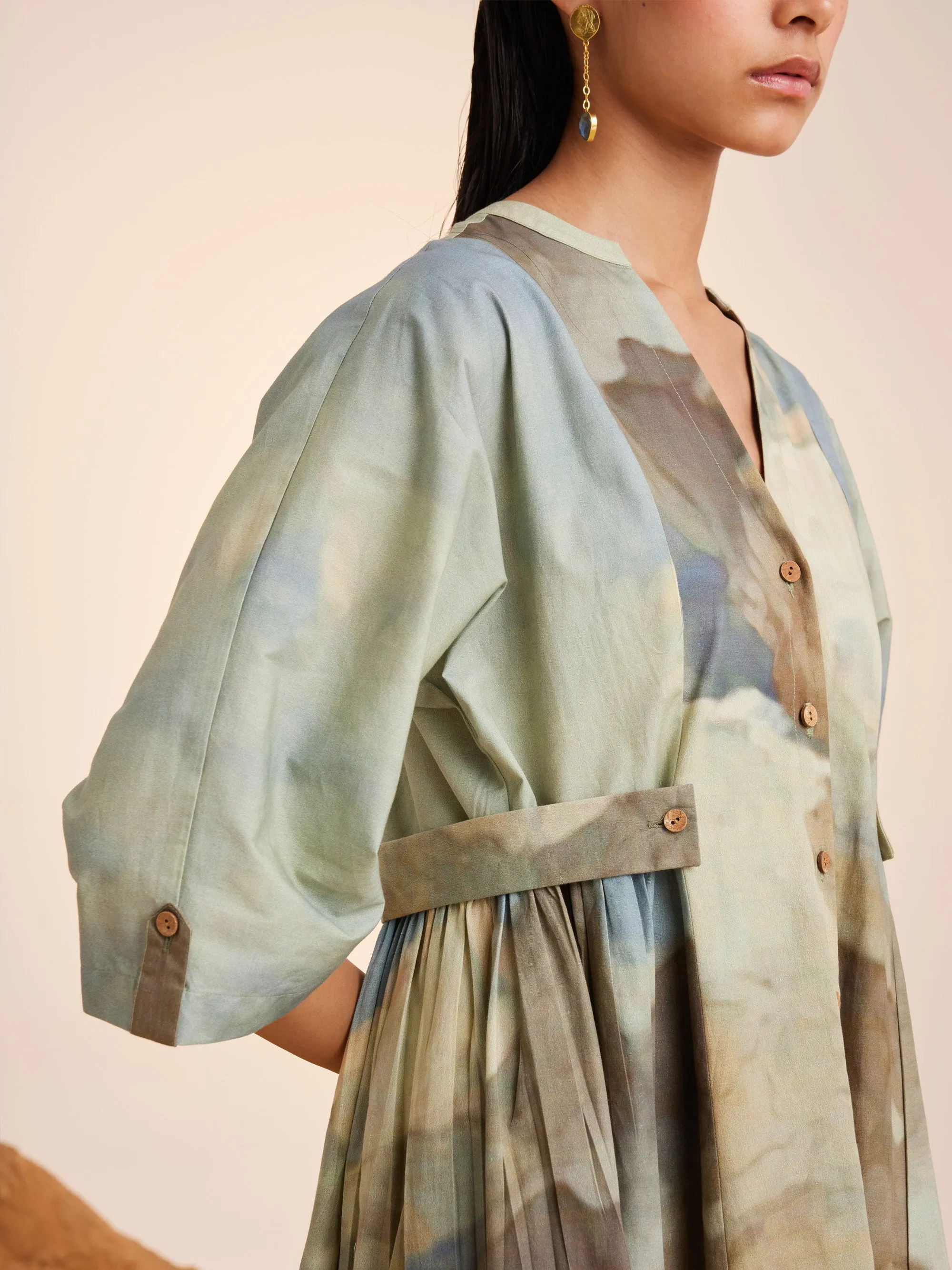 Summer Dress Button Down-Alpine Cotton Ss25-Bdd-Alp-Cord