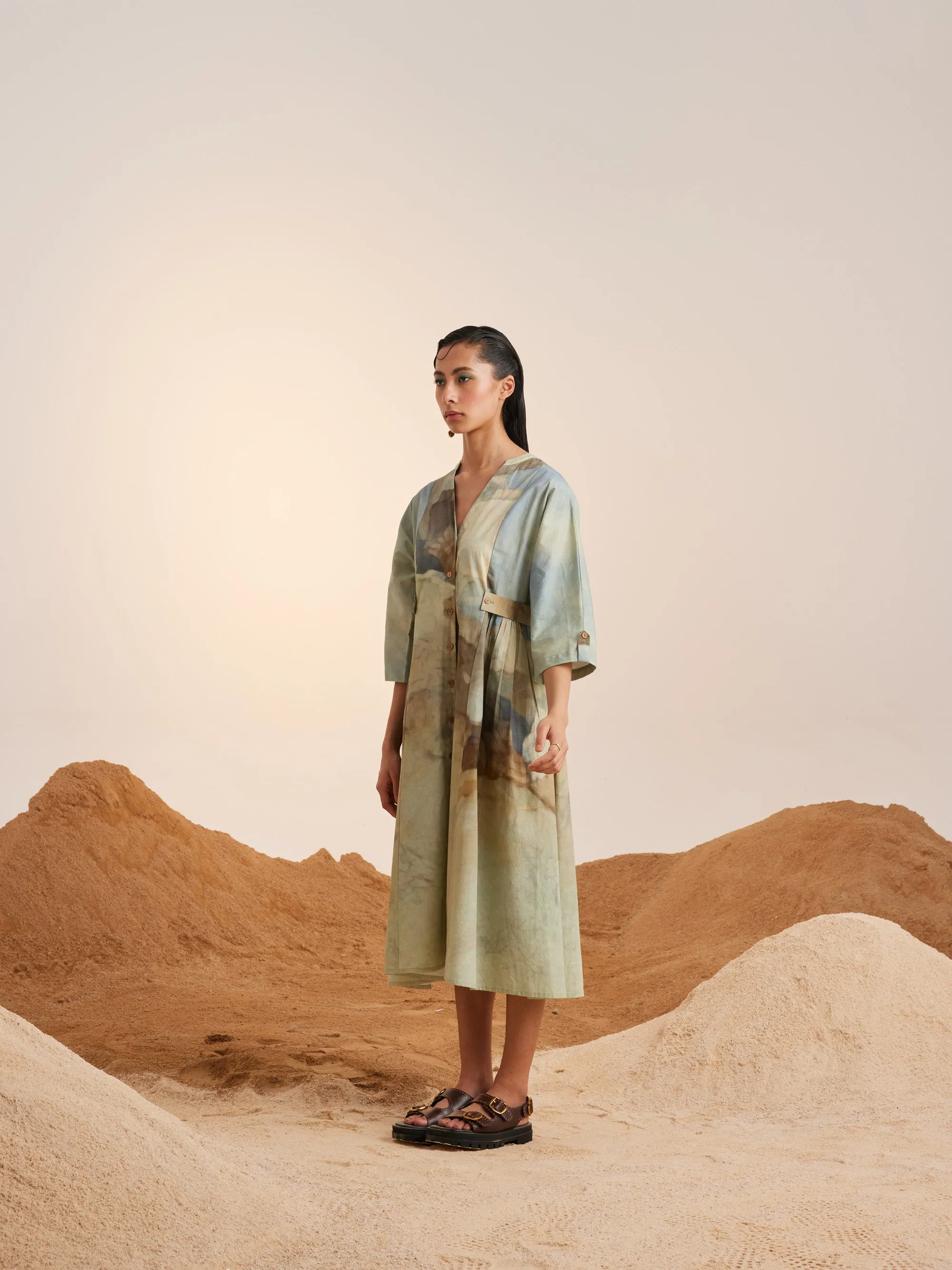 Summer Dress Button Down-Alpine Cotton Ss25-Bdd-Alp-Cord