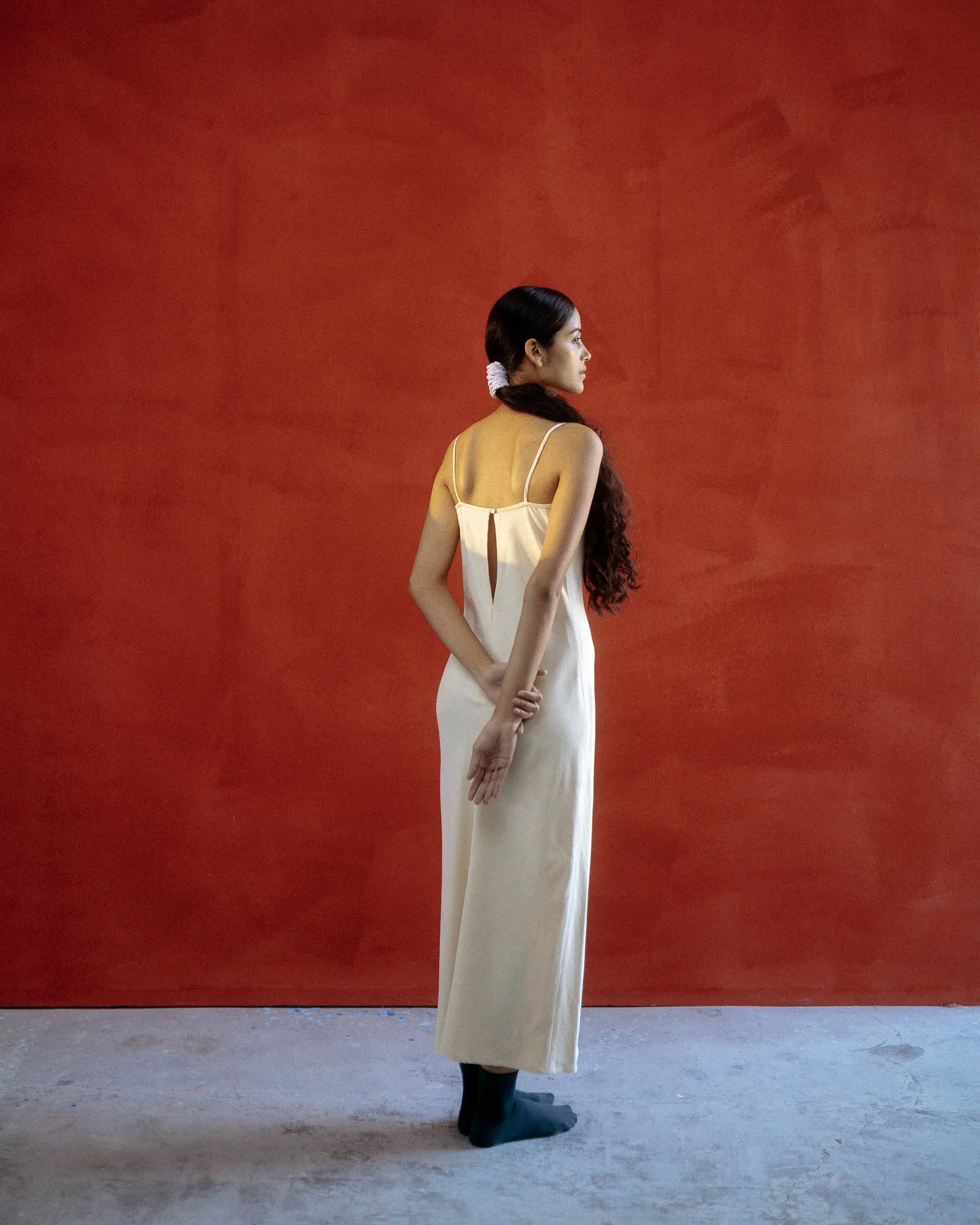 Summer Dress Silk Sakti-Moss-Black-Rust-Clay-Midnight-Ivory-Tan-Fashion Edit Satori Vana-20-Ituvana