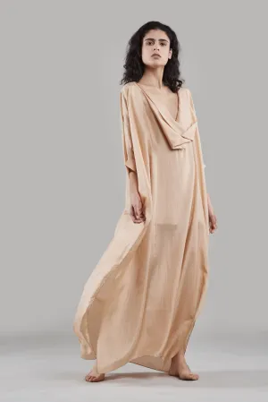 Summer Kaftan Co-Ord Silk Black/White/Plum/Nude/Clay-Fashion Edit Sahaja Vana-Ituvana-01